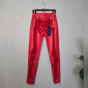 Guapi By Aaron Wilhelm Skeleton Red Pants